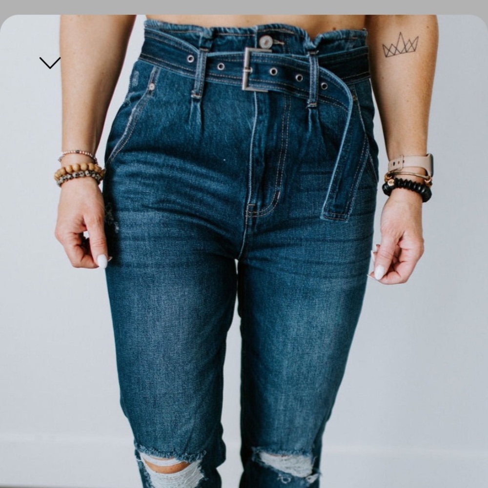 KanCan paper bag jeans